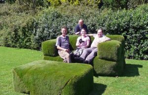 Sofá de grama para todos